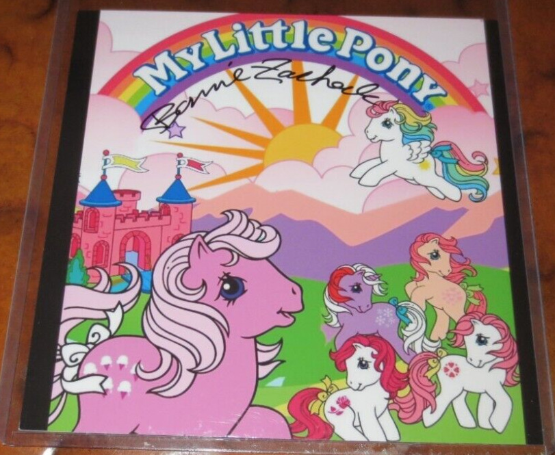 Bonnie Zacherle signed autographed photo Original creator My Little Pony toy
