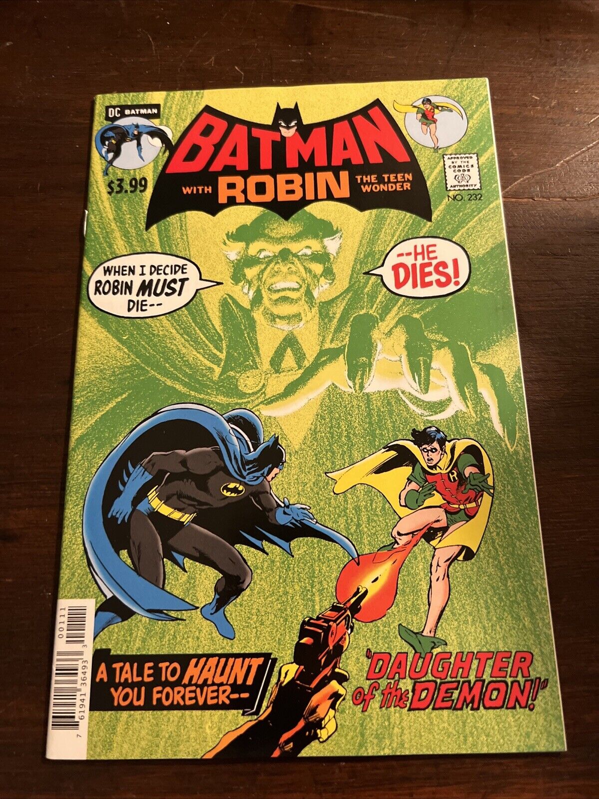 Batman #232 1st App Ra\'s Al Ghul 2nd Talia Al Ghul Neal Adams DC Facsimile