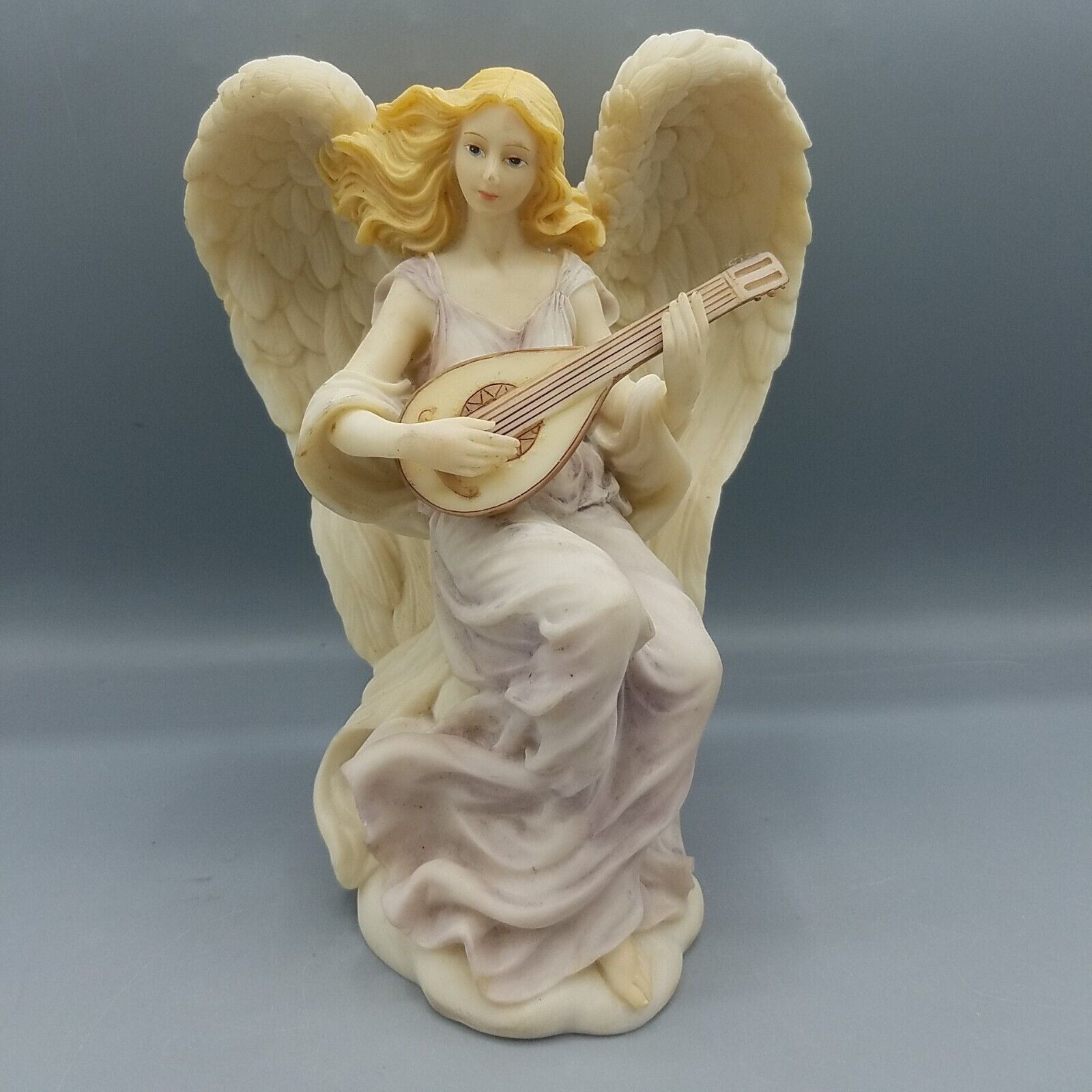 Seraphim Classics Angel Figurine Lydia Winged Poet Roman Music Instrument 6.5\