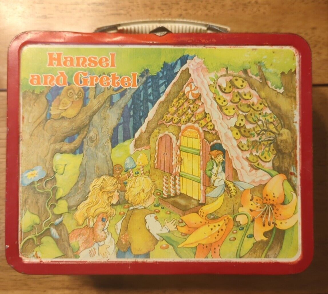 Vintage Hansel and Gretel Metal Lunchbox by Ohio Art