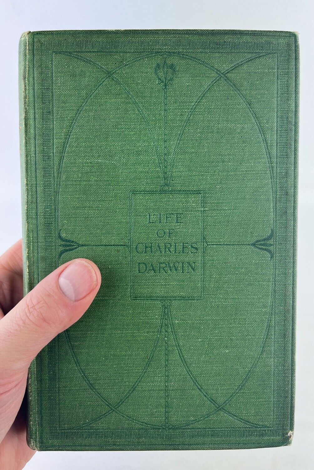 DARWIN BOOK~SIGNED BY BERNARD HENRY SPILSBURY~FAMOUS MURDER FORENSIC PATHOLOGIST