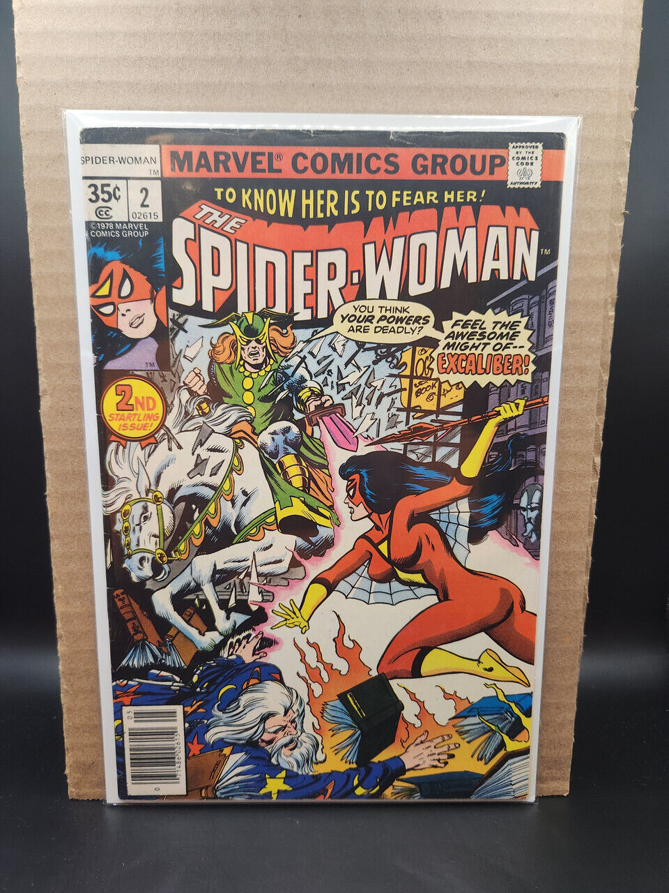 Spider-Woman #2 - 1st Appearance of Excaliber (Marvel, 1978) combined shipping