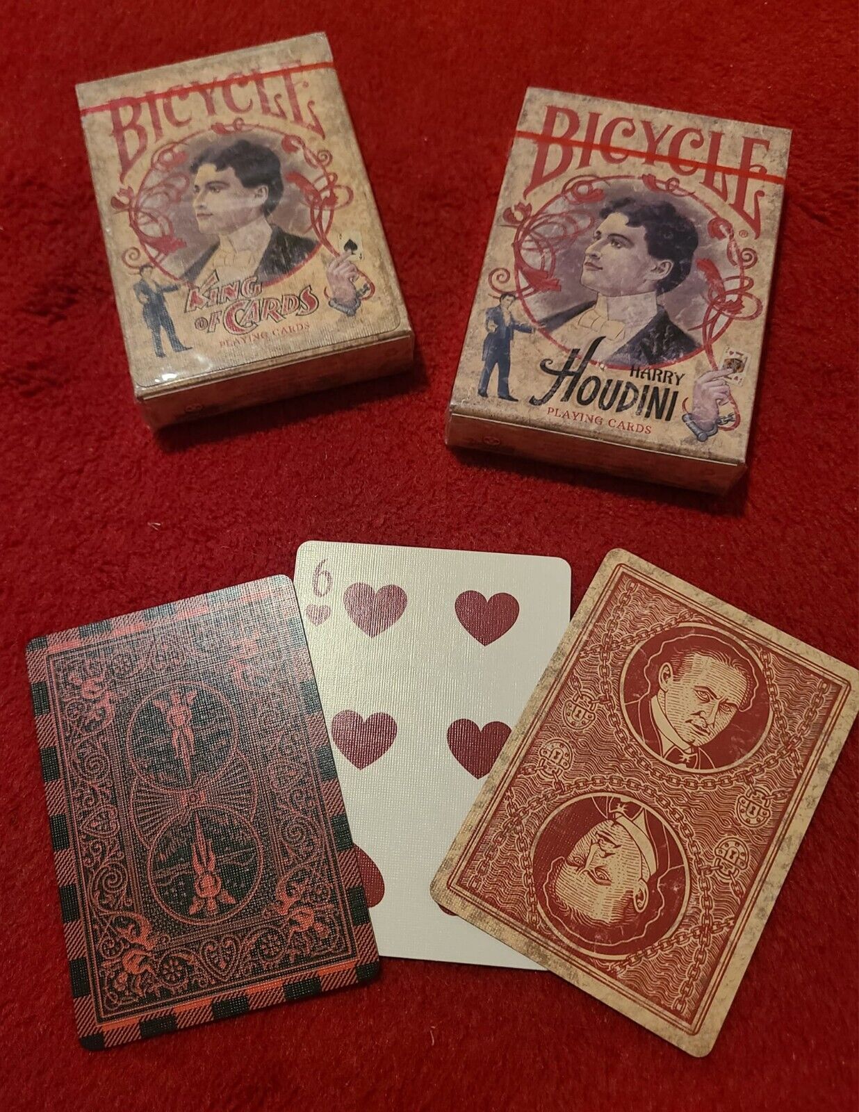 Bicycle Harry Houdini Playing Cards Magic Trick Mentalism