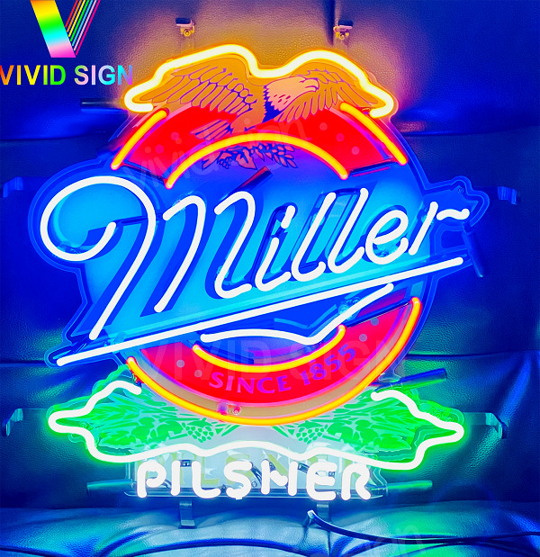 Amy Miller Pilsner Eagle Beer  Neon Light Sign 20\