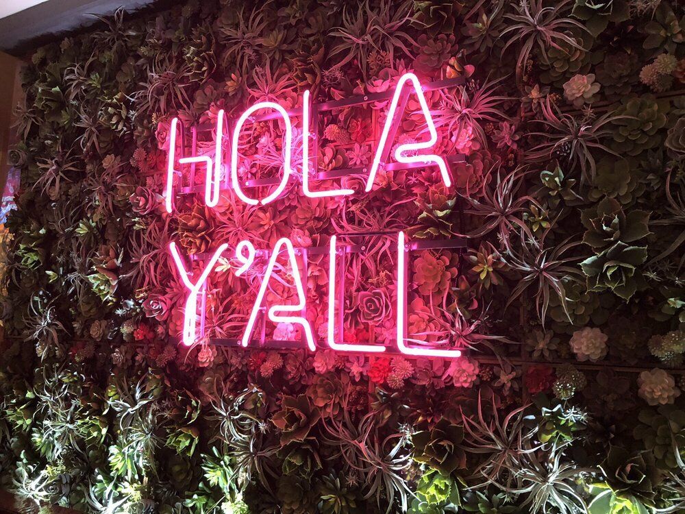 New Hola Y'all Neon Light Sign 24