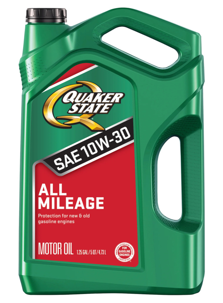 Quaker State All Mileage 10W-30 Motor Oil, 5 Quart US STOCK