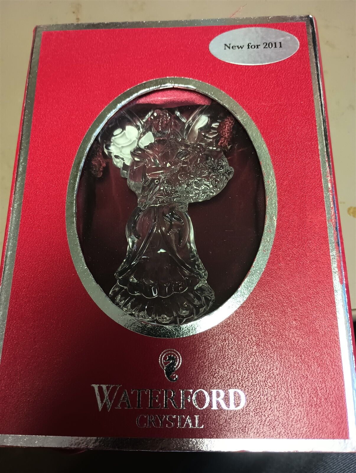 Waterford Crystal 2011 Annual Angel Ornament #154428 Brand New Sealed