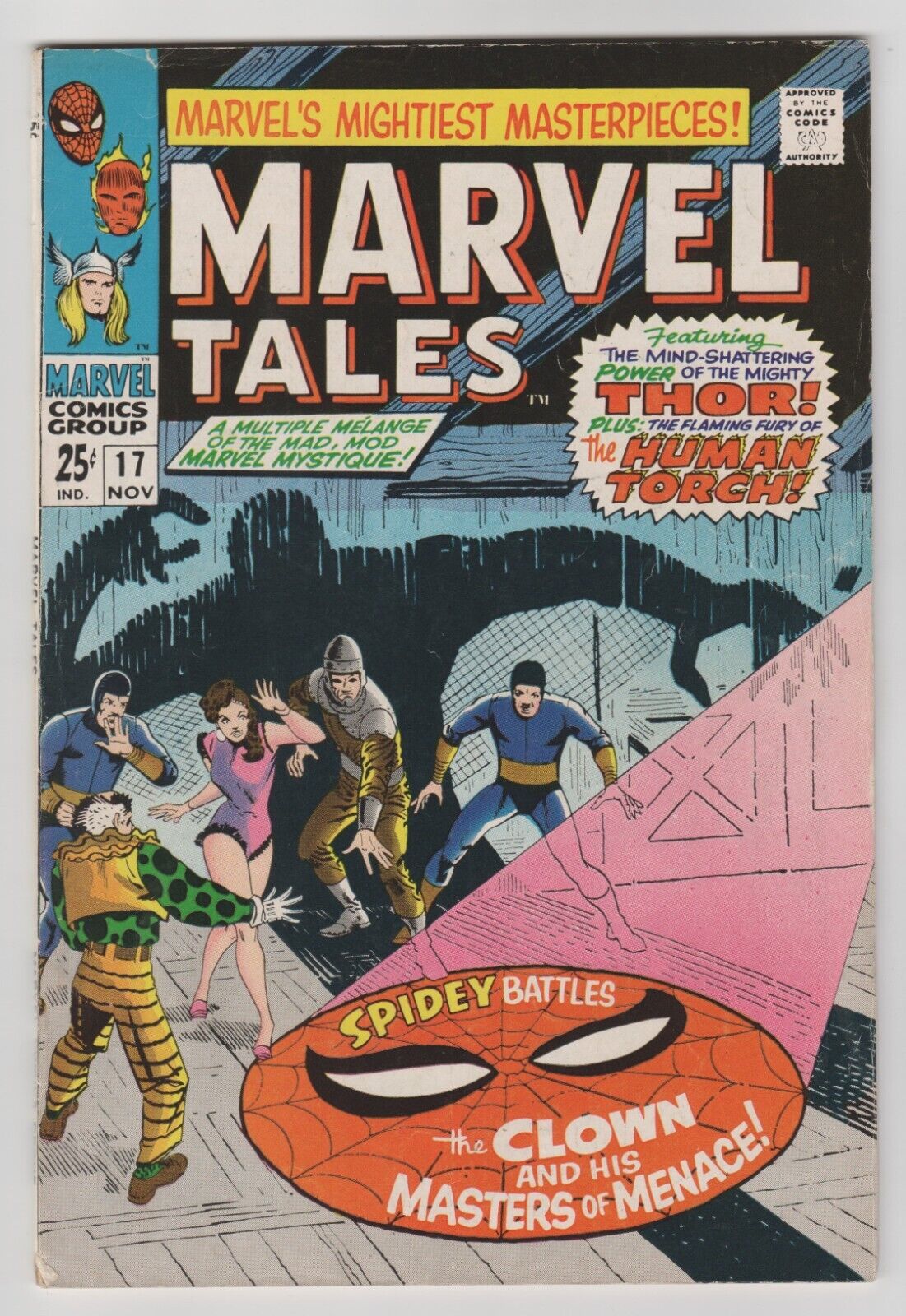 MARVEL TALES #17 (  FN/VF  7.0  ) 17TH ISSUE HAS JIM THOR AMAZING SPIDER-MAN & S