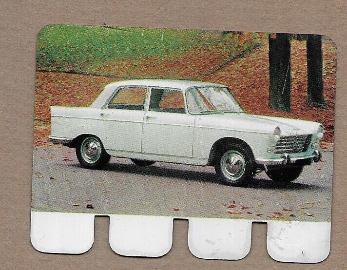 No. 49 PEUGEOT 404 METAL PLATE COOP AUTOMOBILE THROUGH AGES