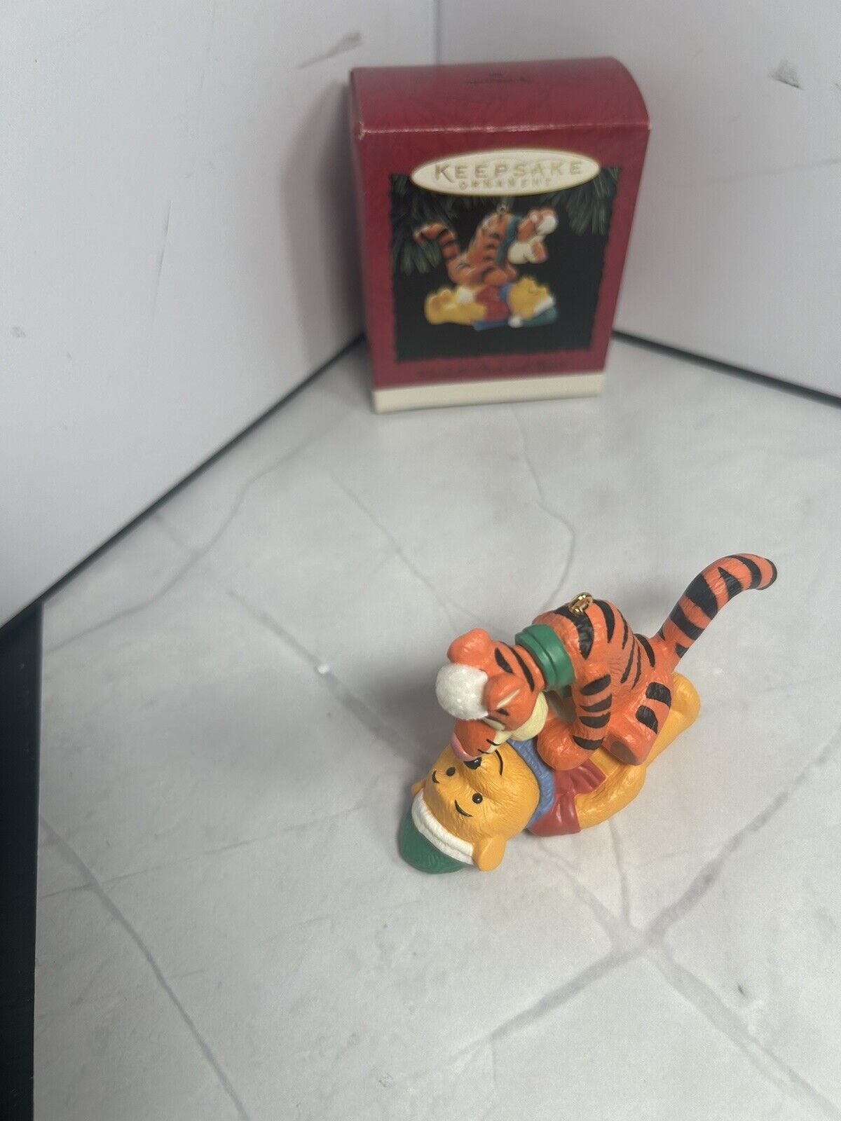 Vintage Hallmark Keepsake Ornament Winnie the Pooh and Tigger  NIB