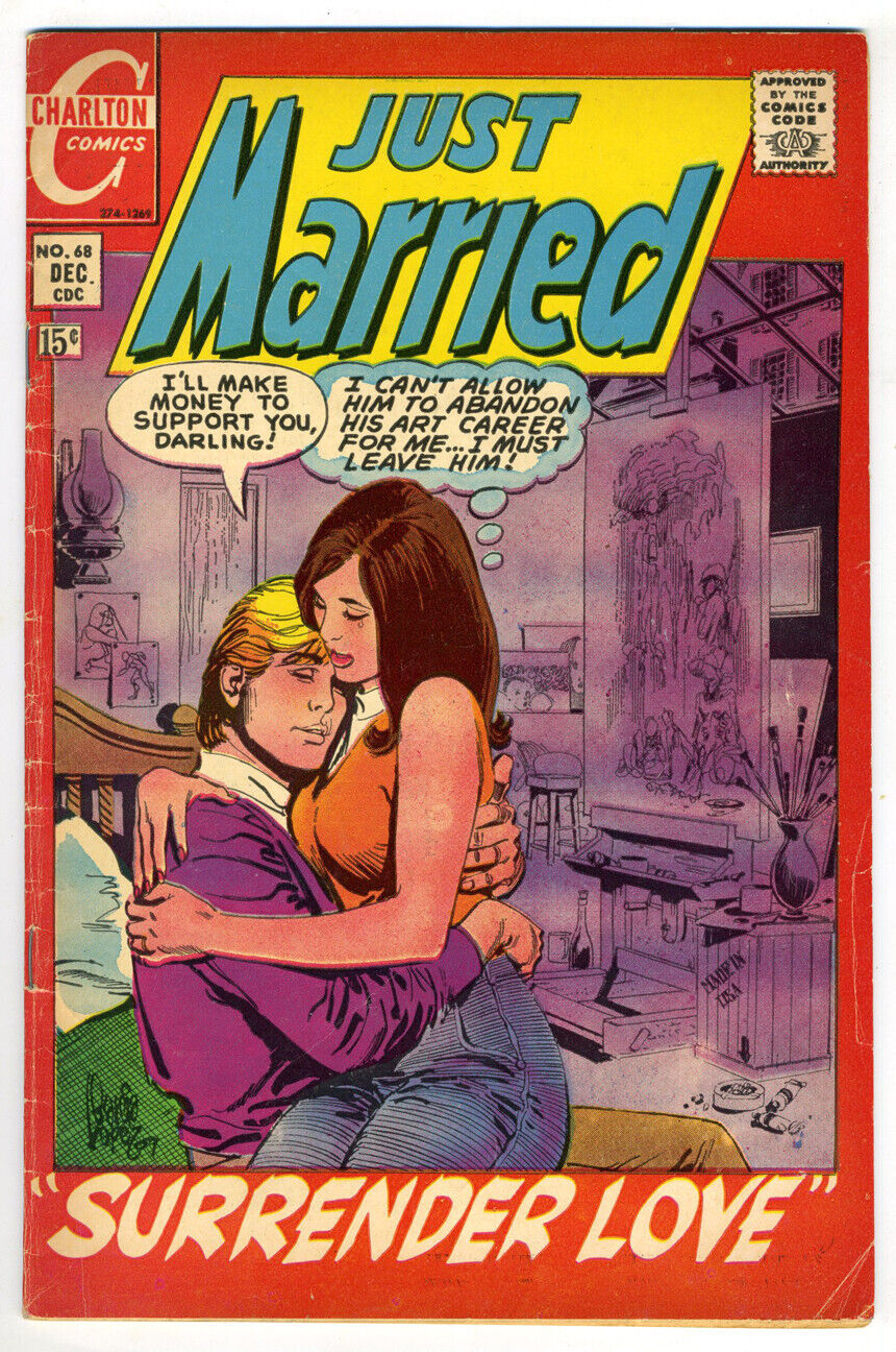 Charlton Just Married #68 1969 4.0 VG OW