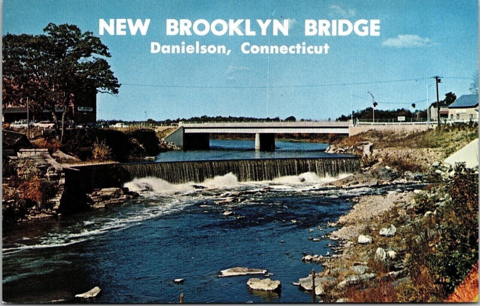 New Brooklyn Bridge Danielson Connecticut CT Postcard UNP VTG Unused Vintage