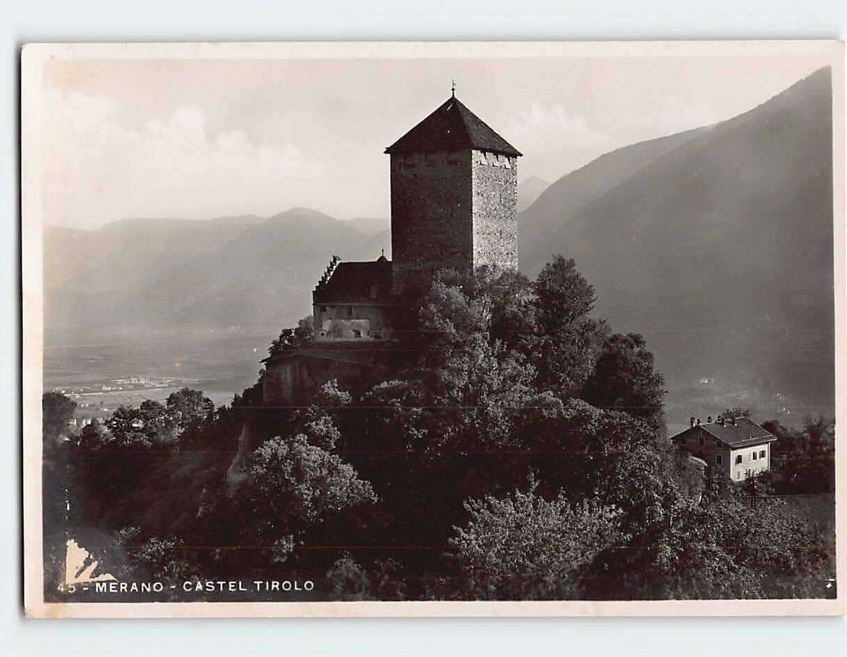 Postcard Castel Tirolo, Merano, Italy