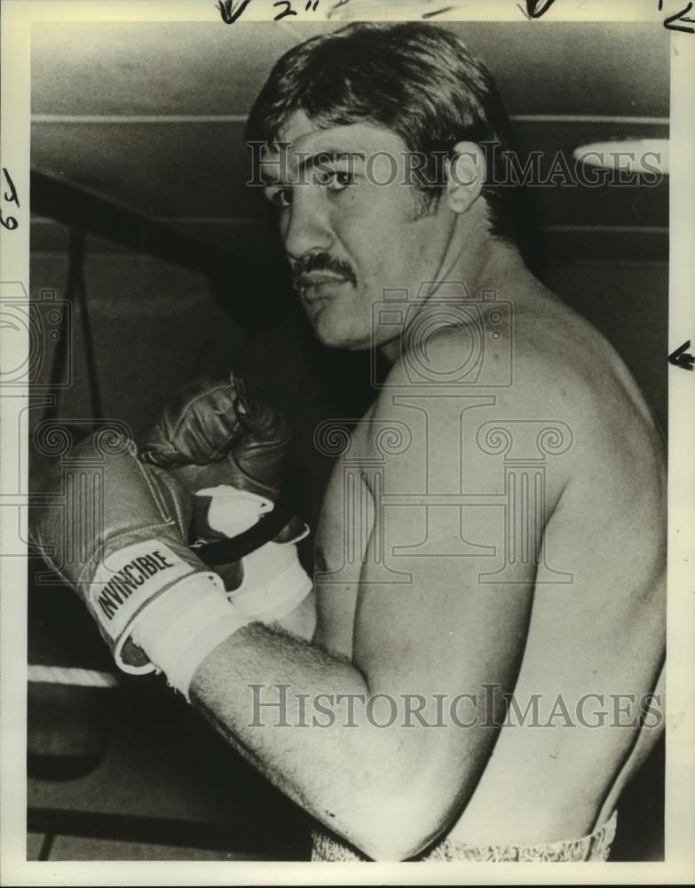1980 Press Photo South African Heavyweight Boxer Gerrie Coetzee - nos06817