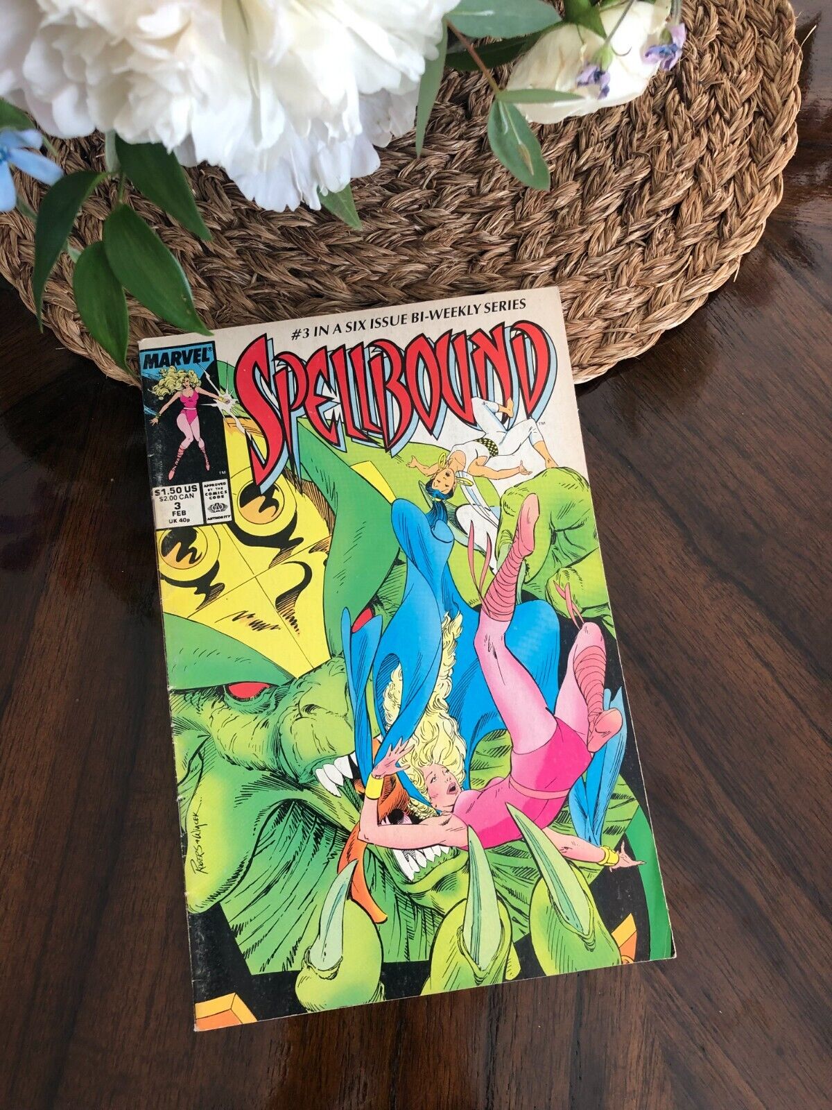Rare, Vintage Spellbound Comic Book | Vol. 2, Issue No. 1 | January 1988
