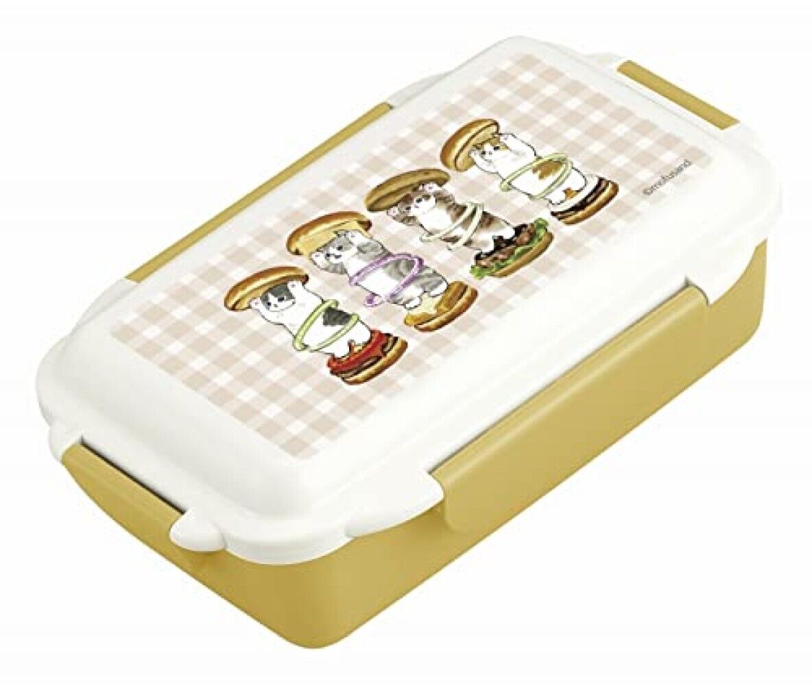 Mofusand Lunch Box Bento Meal Container  Divider Hamburger Cats19×D12×6cm