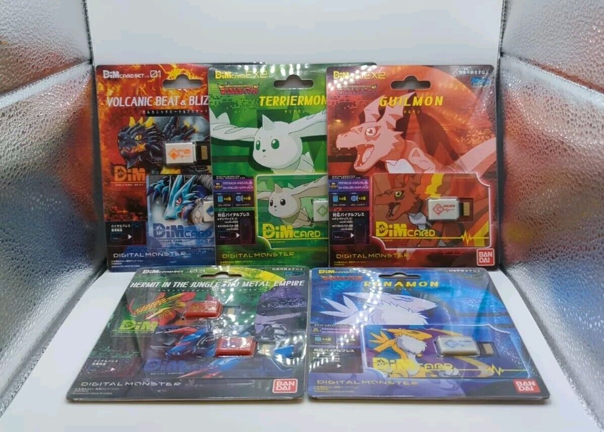 Digimon Dim Card EX2 Bundle New Shipped For U.S
