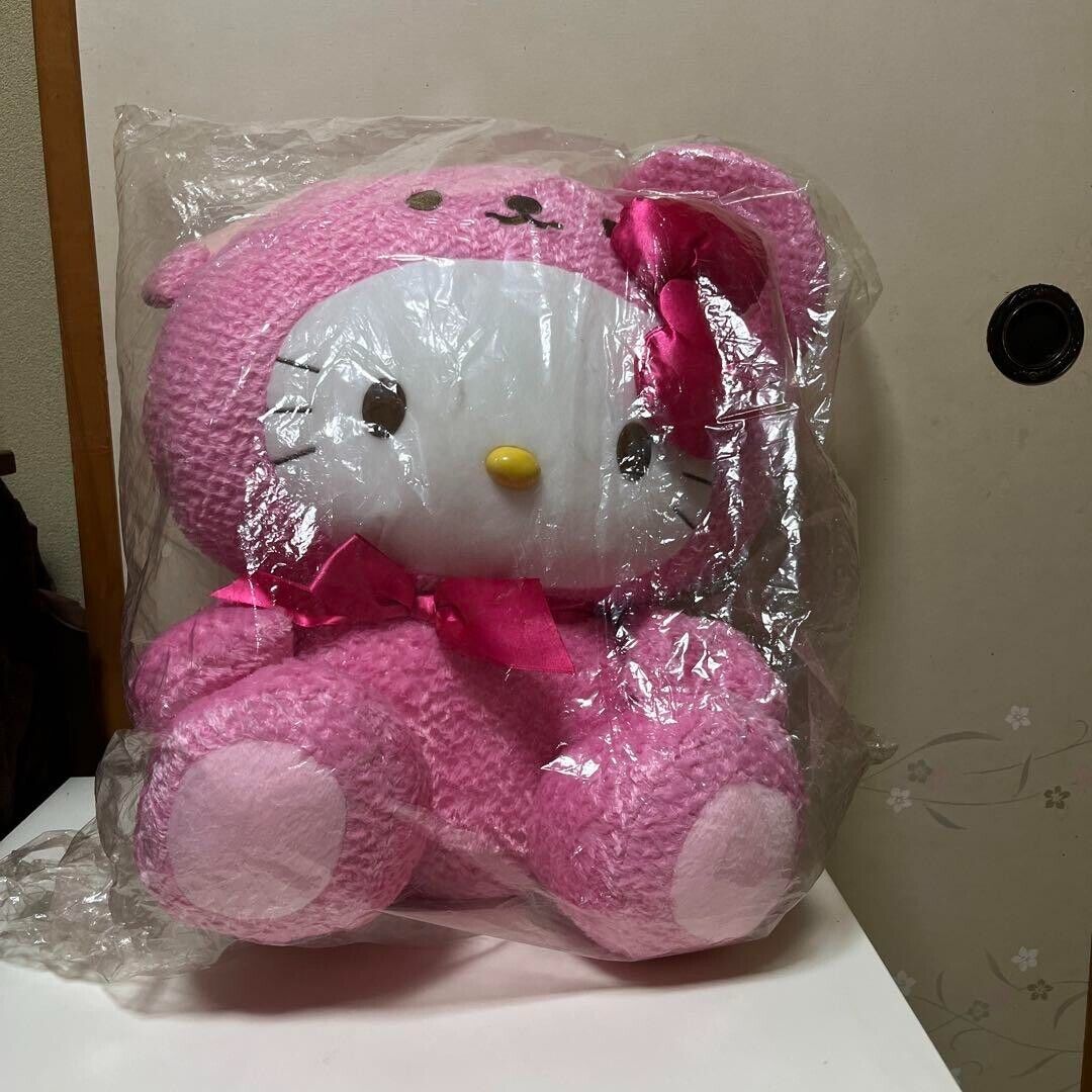 Hello Kitty Plush Pink Extra Large Novelty Sanrio Retro F/S JP NEW