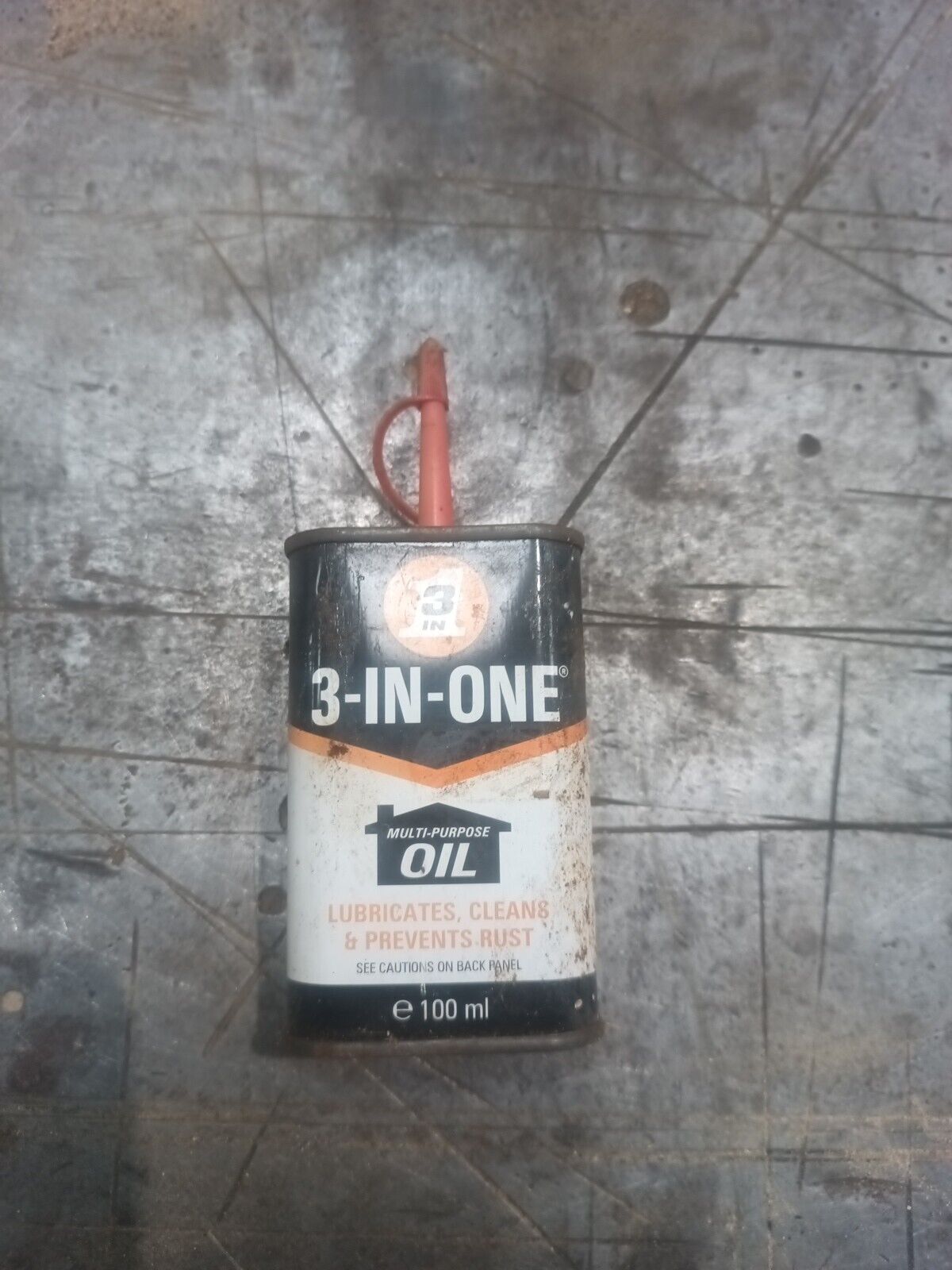 Vintage 3 in 1 One Oil Can Tin