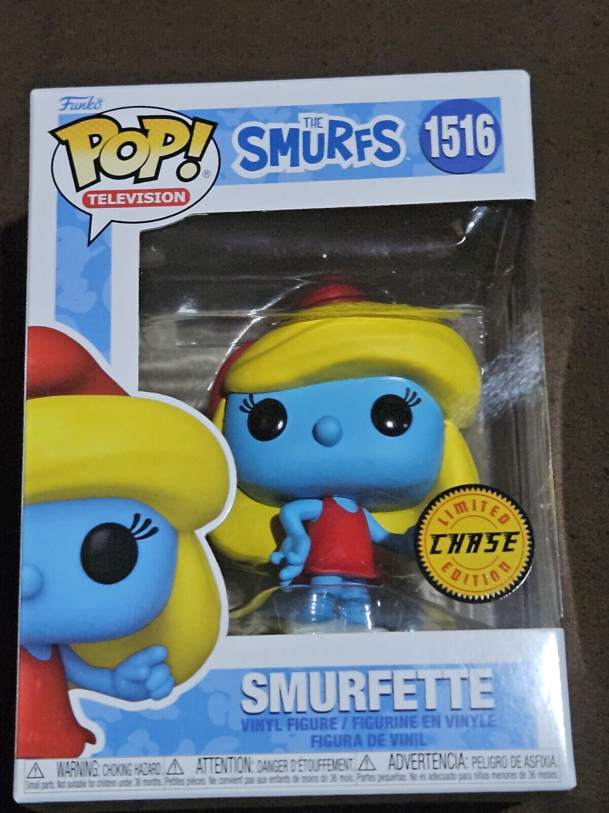 Funko POP Television The Smurfs Smurfette Red Chase Figure #1516