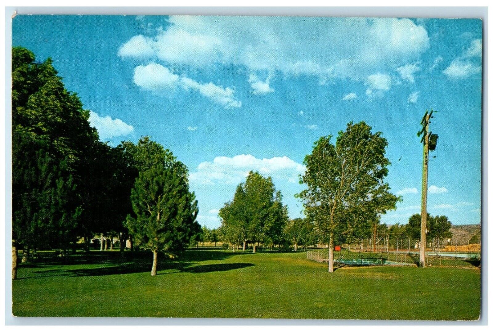 c1960\'s View Of Elko City Park Elko Nevada NV Unposted Vintage Postcard