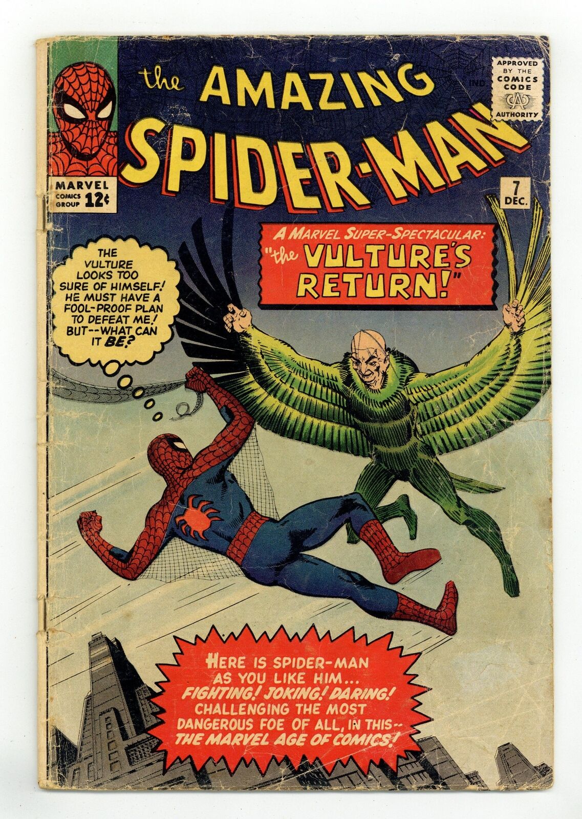 Amazing Spider-Man #7 FR 1.0 1963