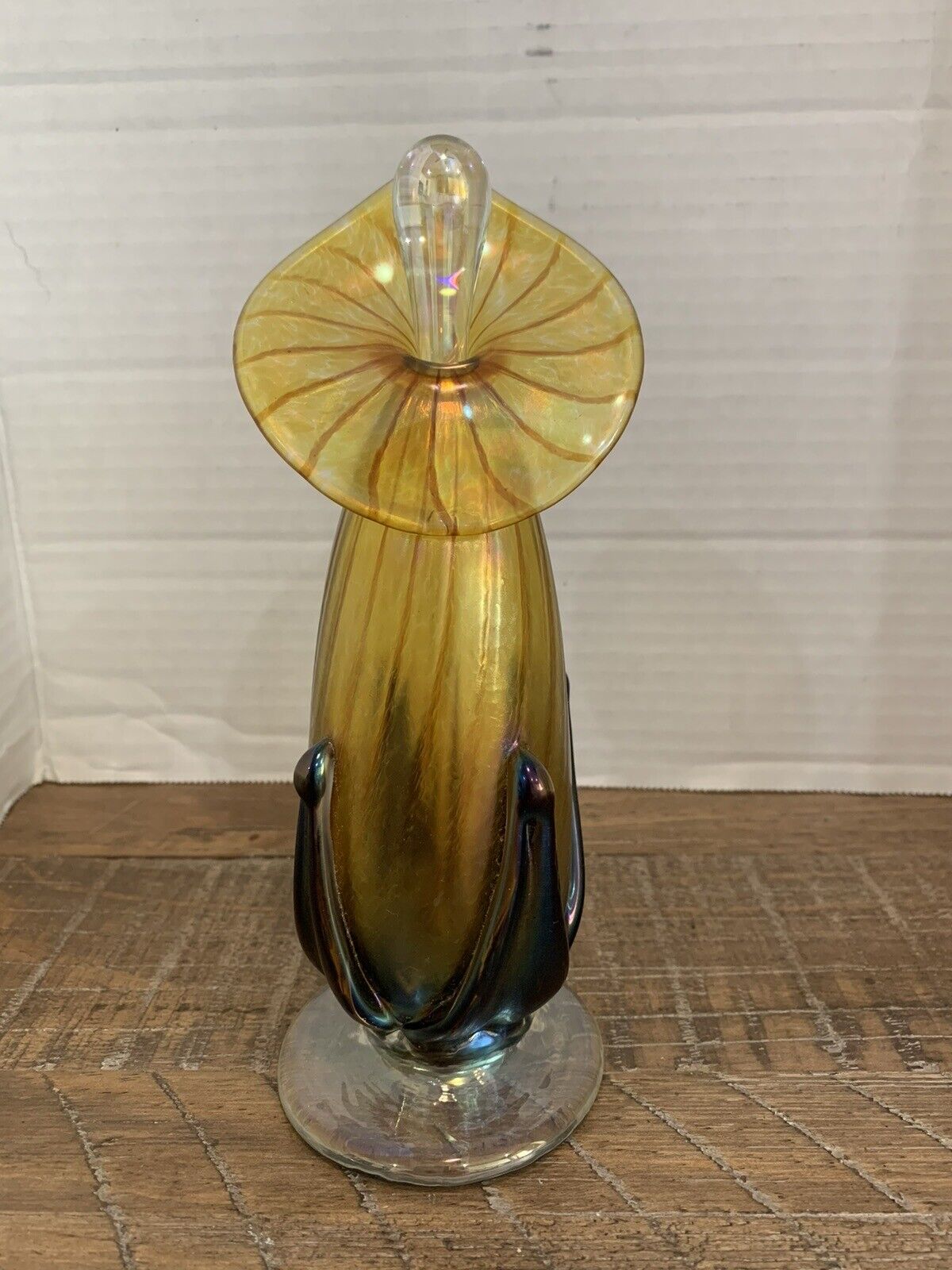 Yellow Jack In The Pulpit Perfume Bottle Signed