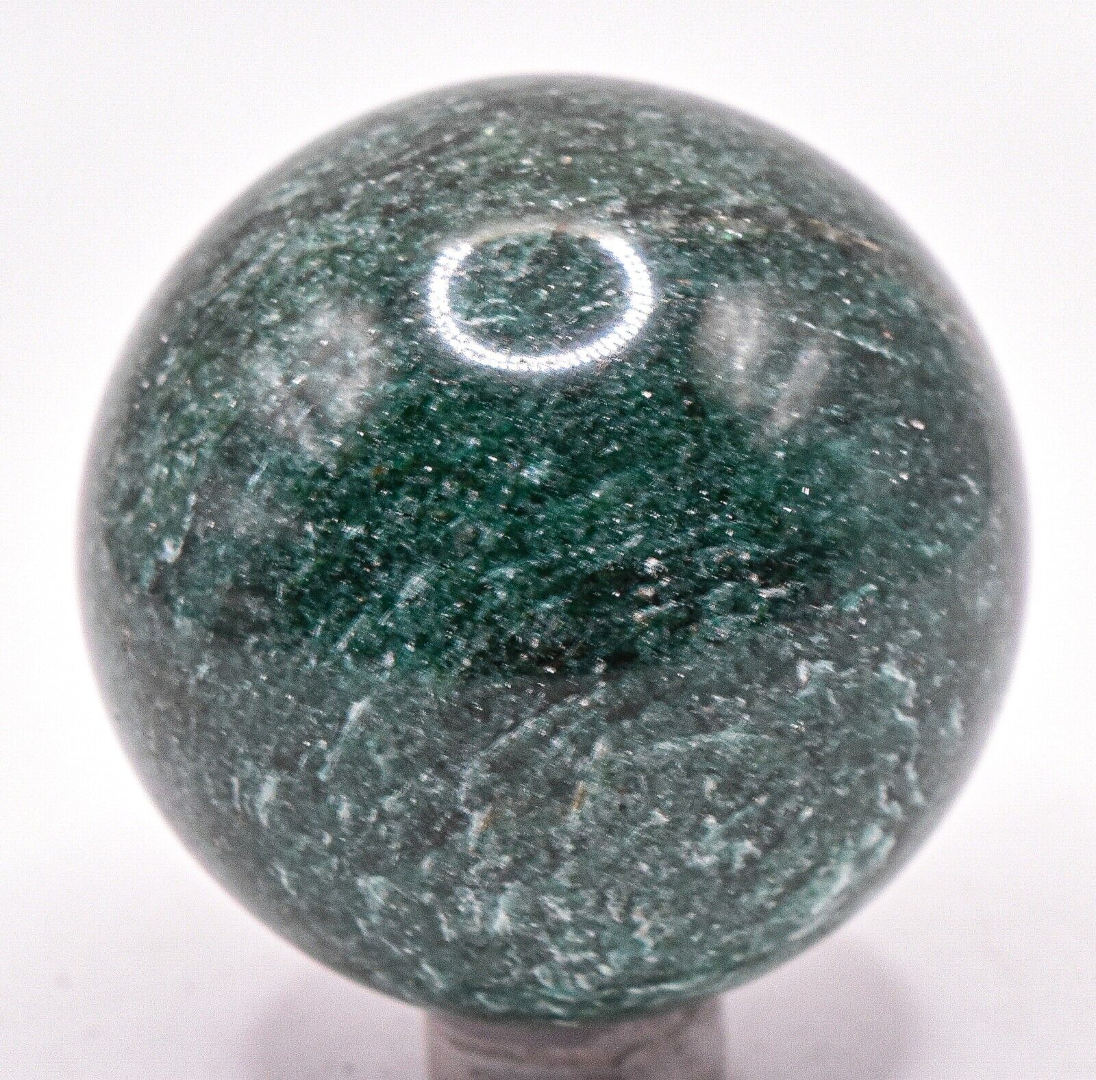 48mm 165g Green Jade Sphere Polished Natural Gemstone Crystal Mineral Ball India
