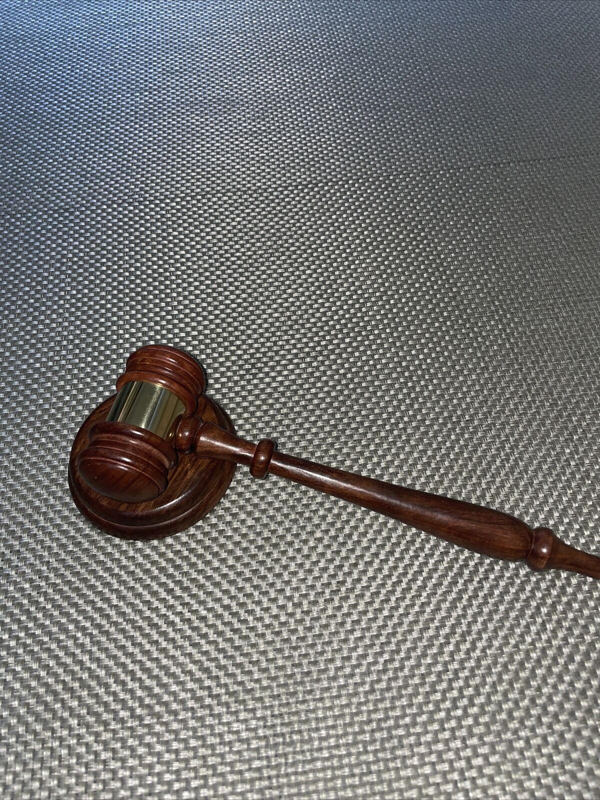 Wooden Handcrafted gavel Hammer Hardwood Gavel+Sound Block lawyer Judge Auction