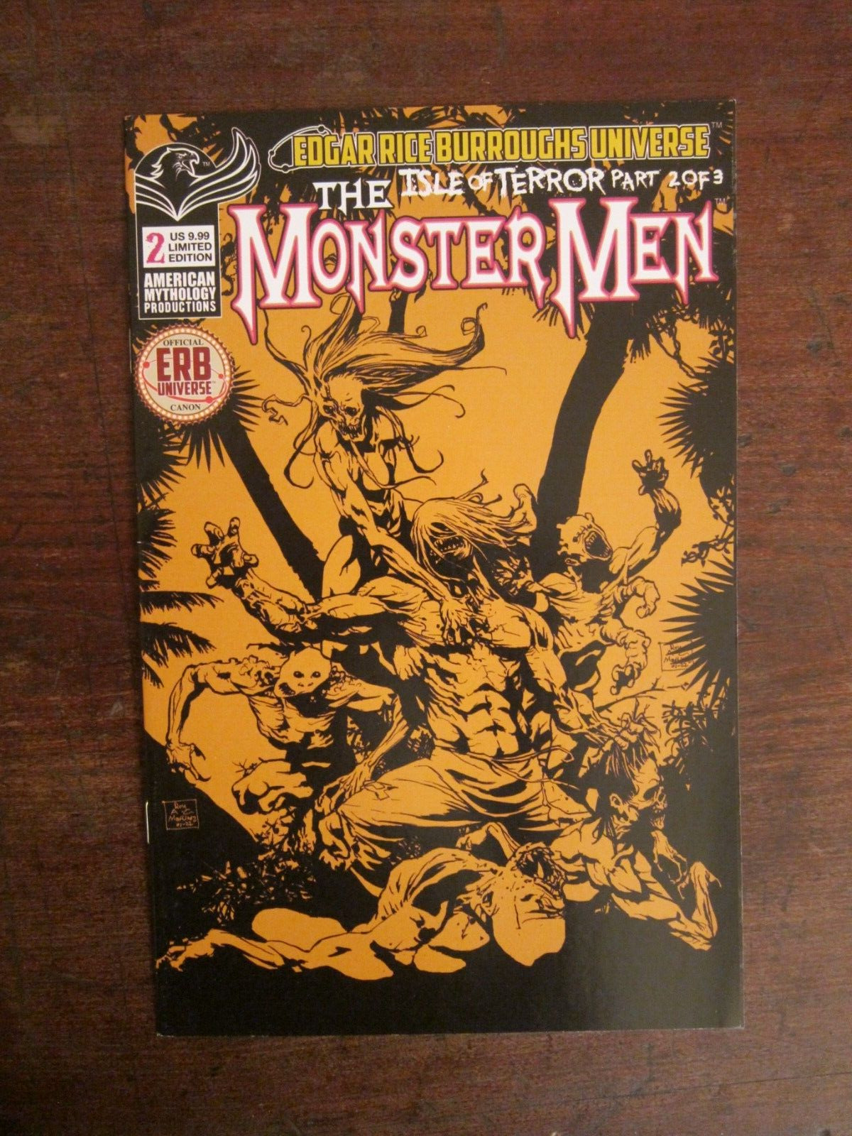 Monster Men: Isle of Terror #2 - Roy Allen Martinez art - American Mythology