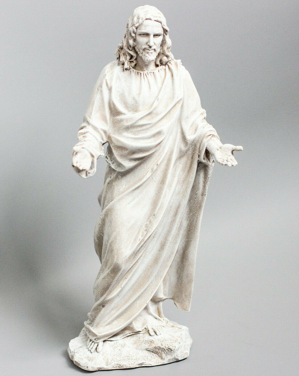 Jesus Christ Statue Christian Decor Holy Father Sculpture Religious God Figurine