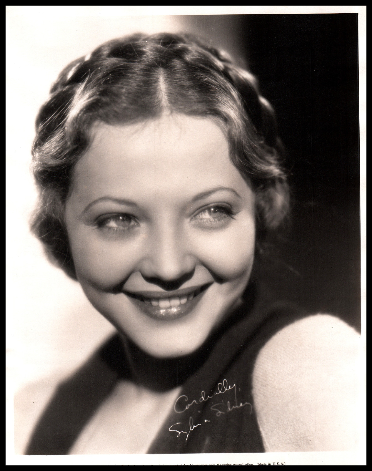 Sylvia Sidney (1940s) ❤🎬 Stunning Portrait - Original Vintage Photo K 10