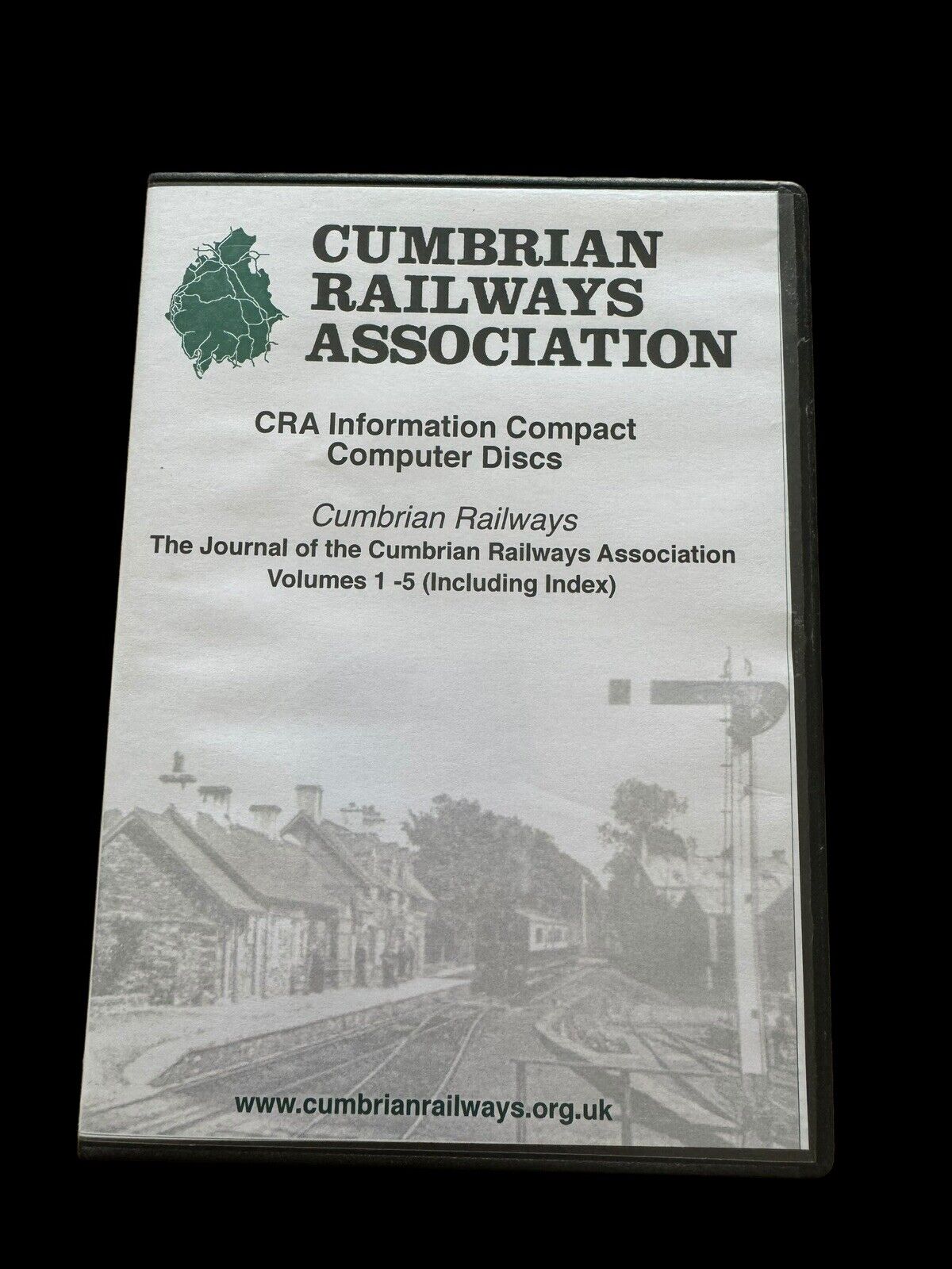 Cumbrian Railways Association Volumes 1-5 CRA Information PC Discs Computer