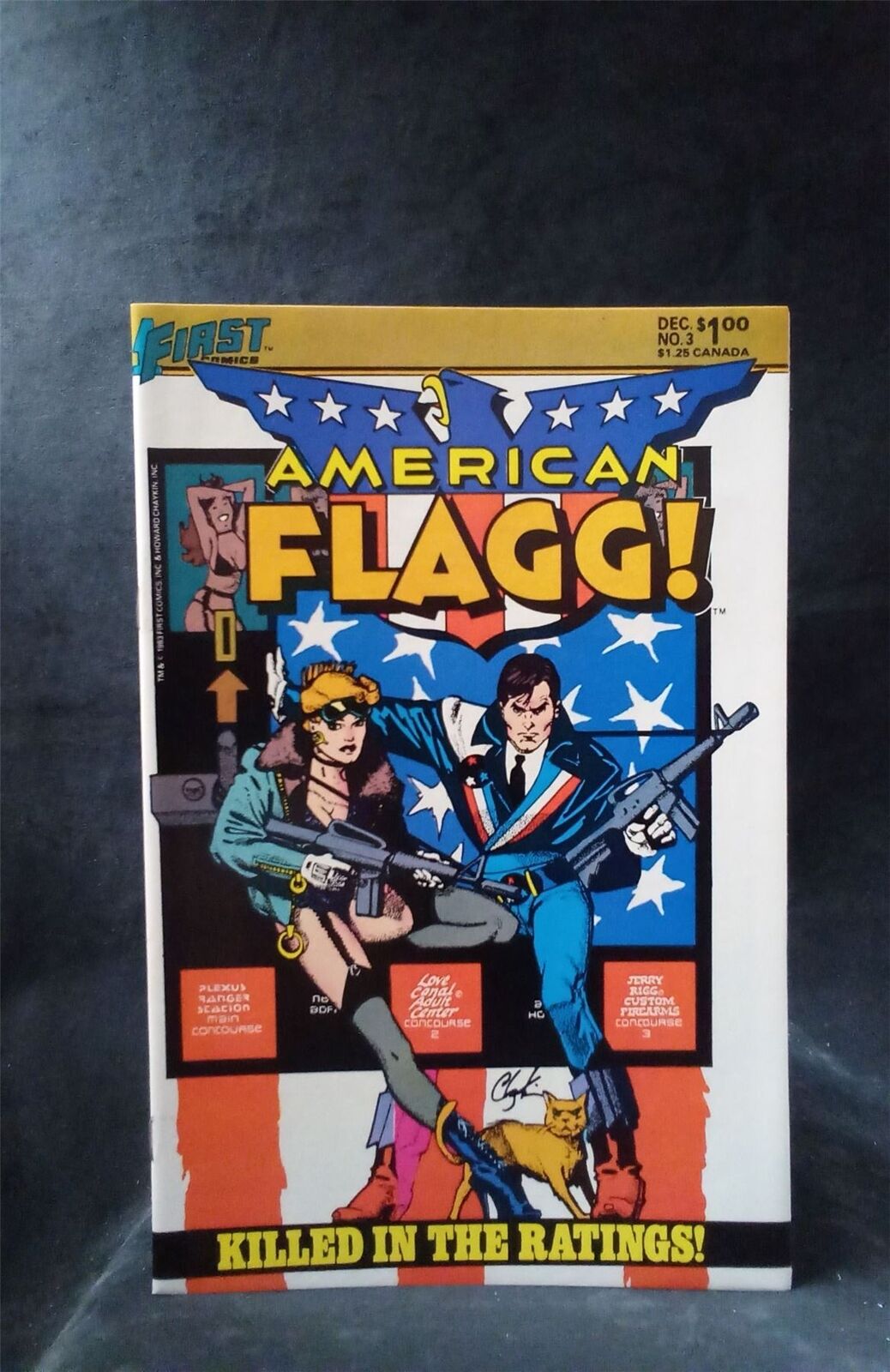 American Flagg #3 1983 first Comic Book 