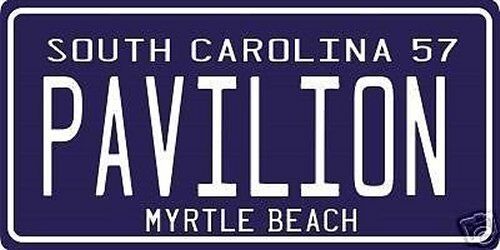 Myrtle Beach Pavilion 1957 SC  License plate