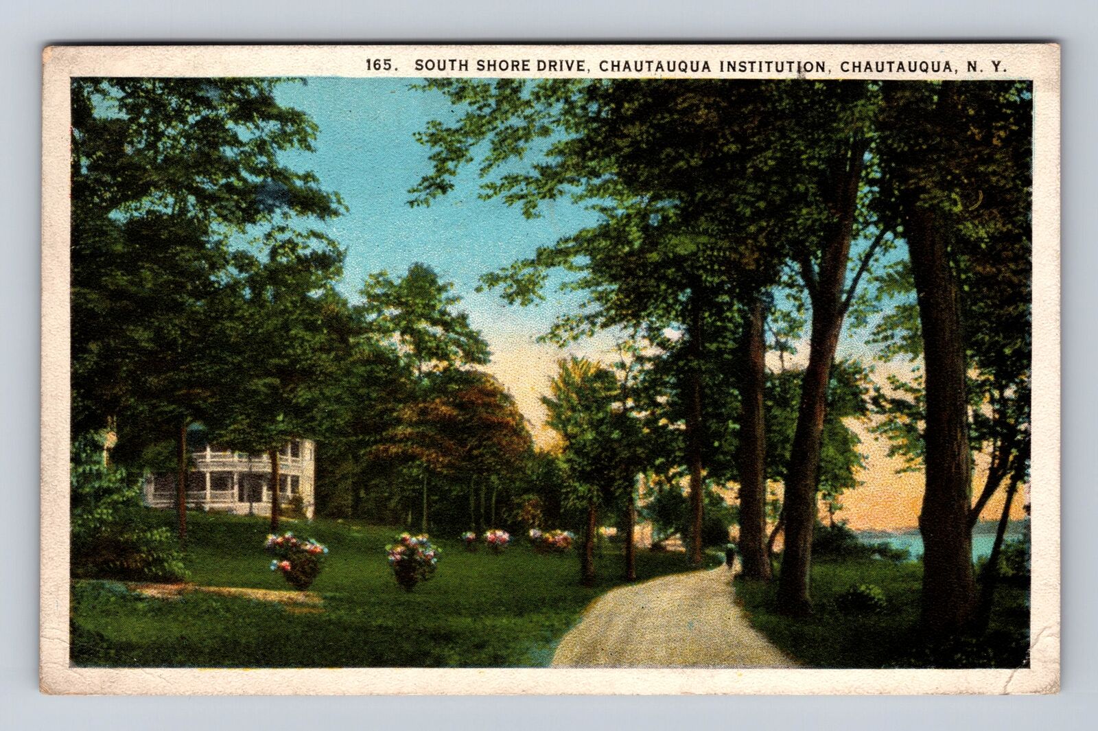 Chautauqua NY-New York, Chautauqua Institution, Antique Vintage c1924 Postcard