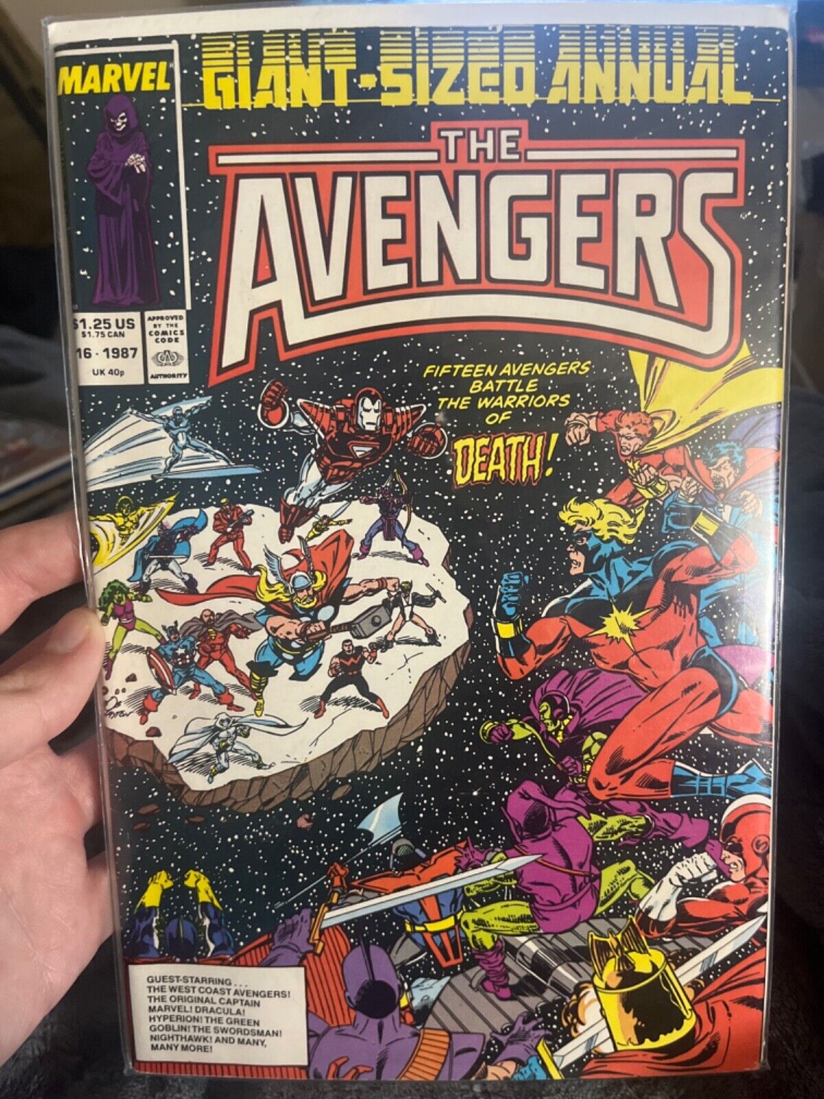 The Avengers Giant-Sized Annual #16 1987 Marvel Comics VF/NM