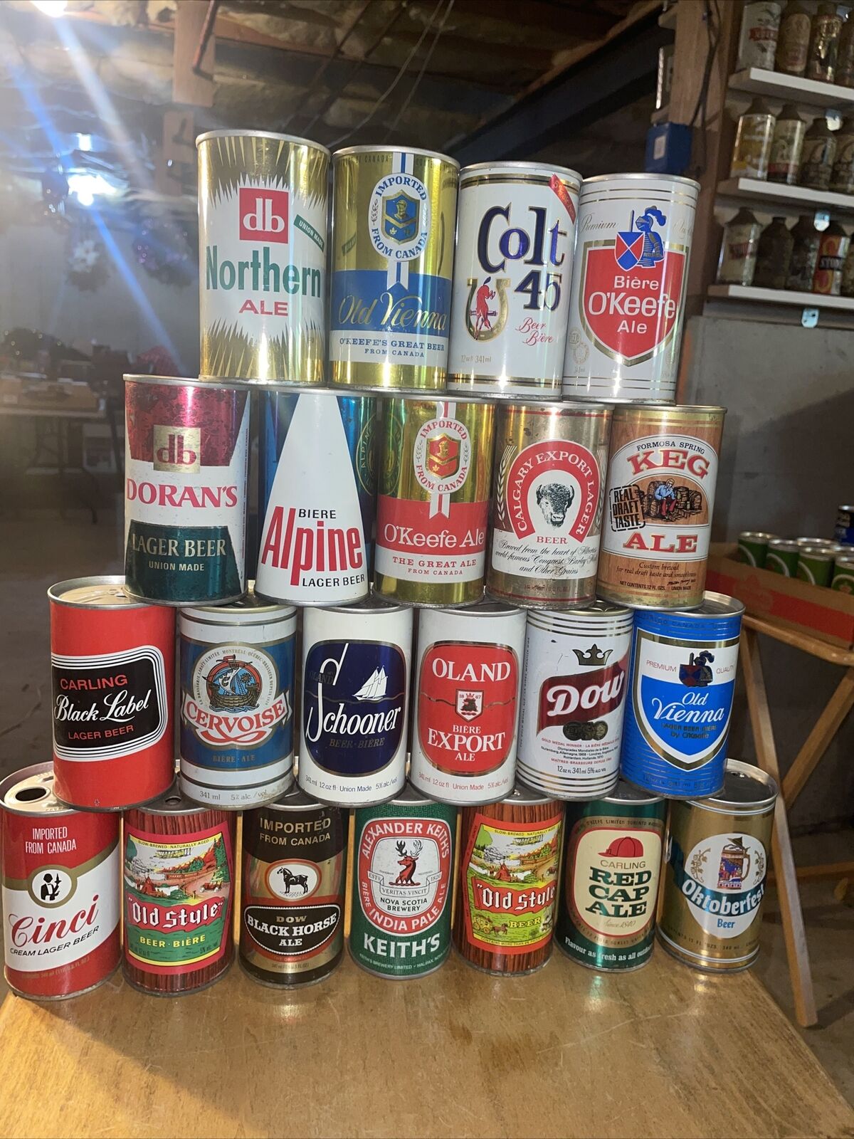 22 Different  Beer Cans From Canada / Canadian