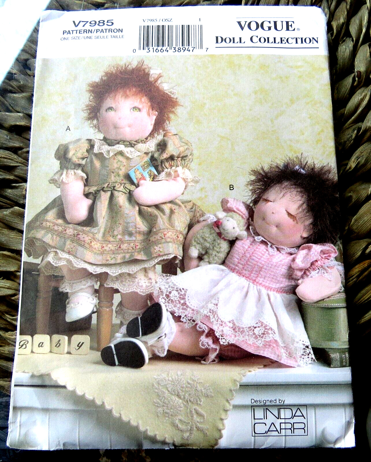 VOGUE DOLL COLLECTION PATTERNS #V7985 8013 BABY DOLLS CLOTHES