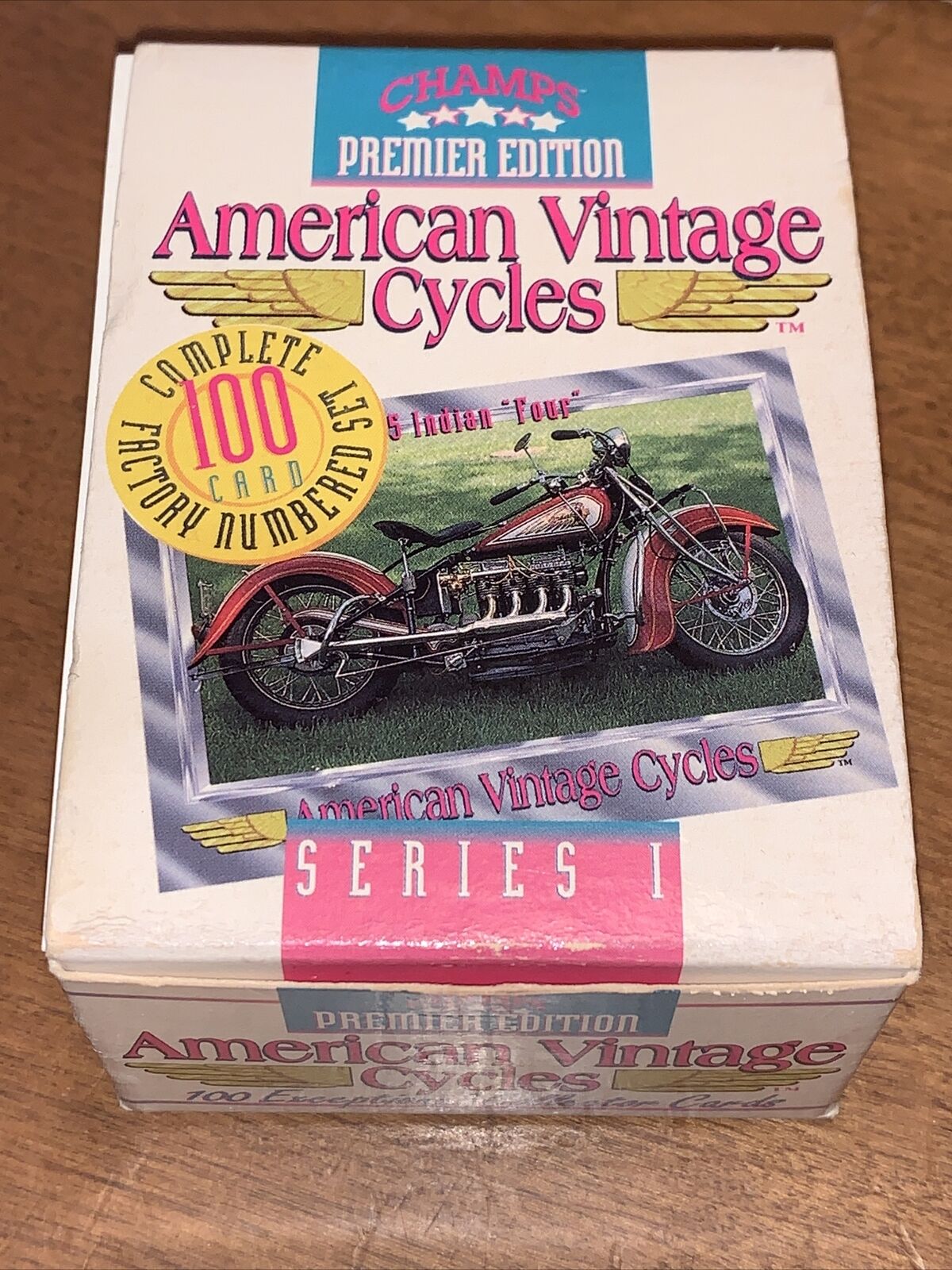 Champs American Vintage Cycle Series I Premier Ed.100 Collector Cards 1992