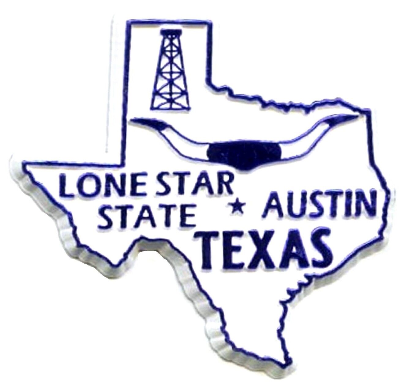 Texas The Lone Star State Fridge Magnet