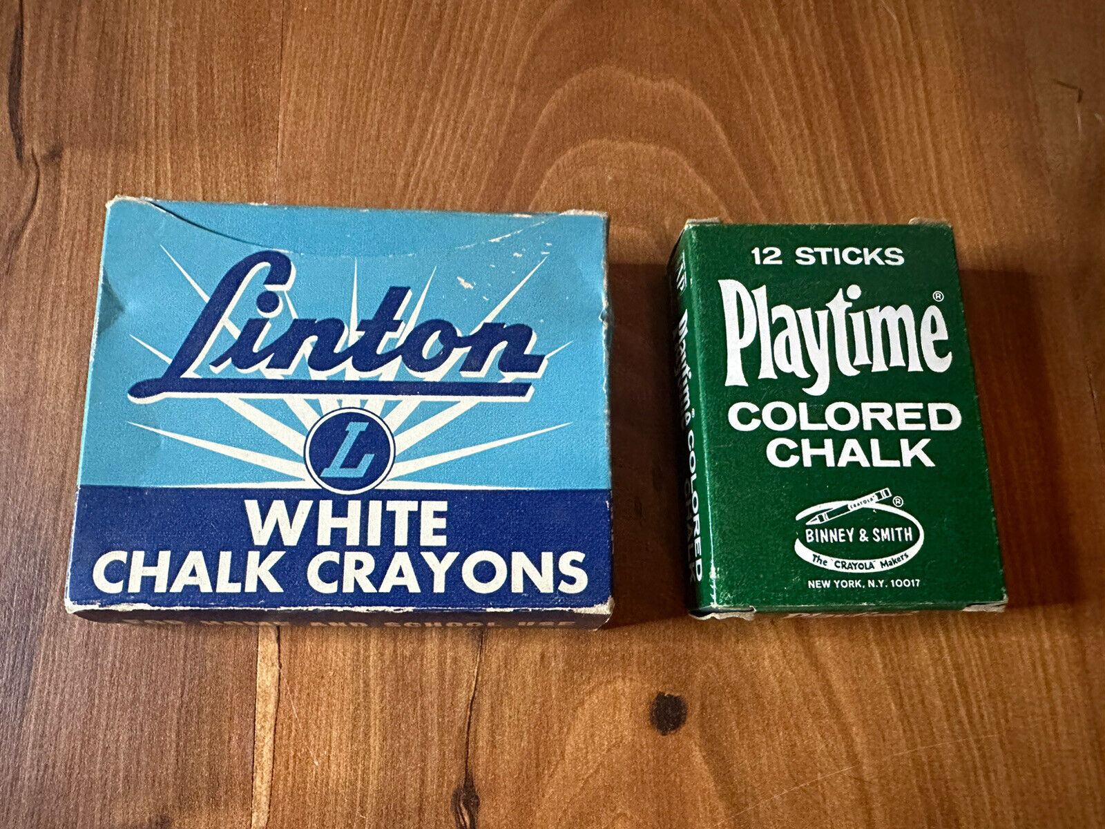 Vintage Playtime Colored Chalk & White Chalk Lot