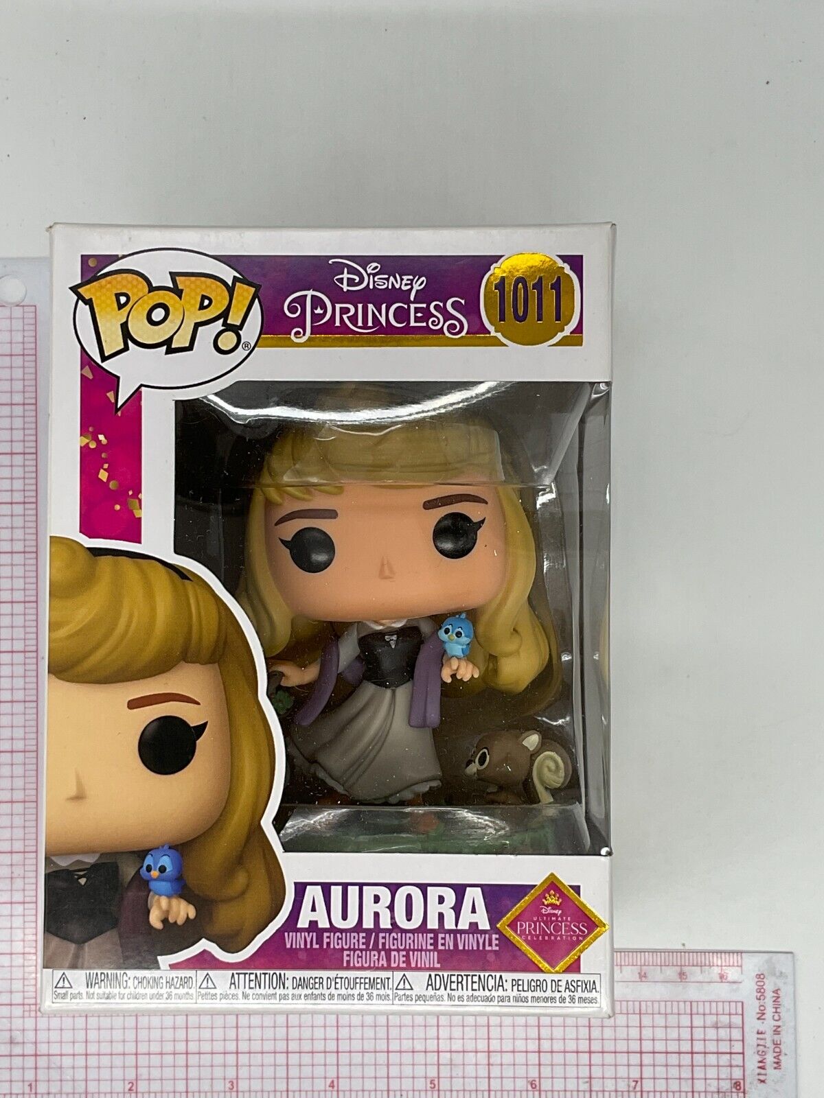 Funko Disney POP Ultimate Princess Aurora Vinyl Figure #1011 NON-MINT BOX H01
