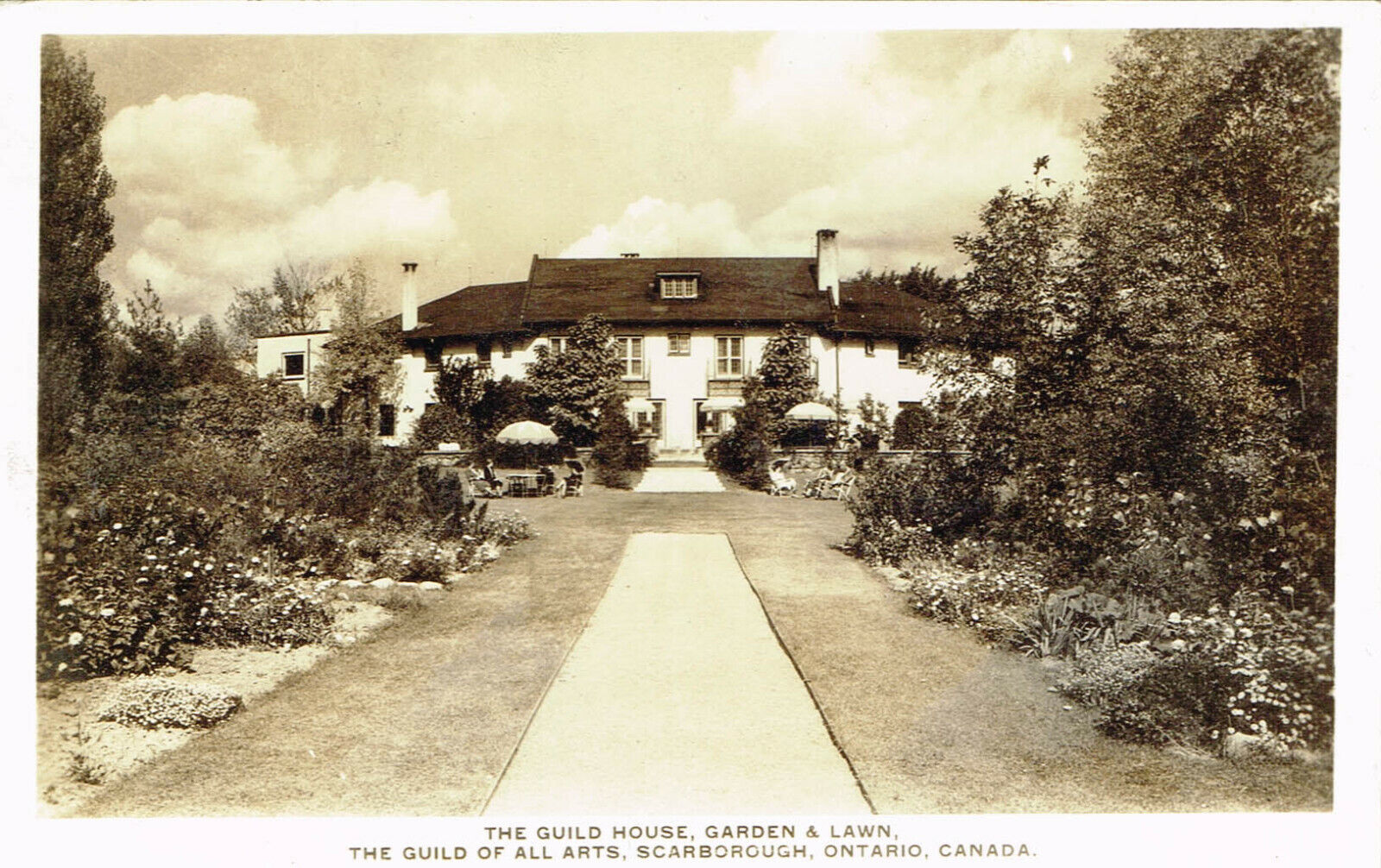 Vintage Guild House Real Photo Postcard Scarborough Ontario Canada New