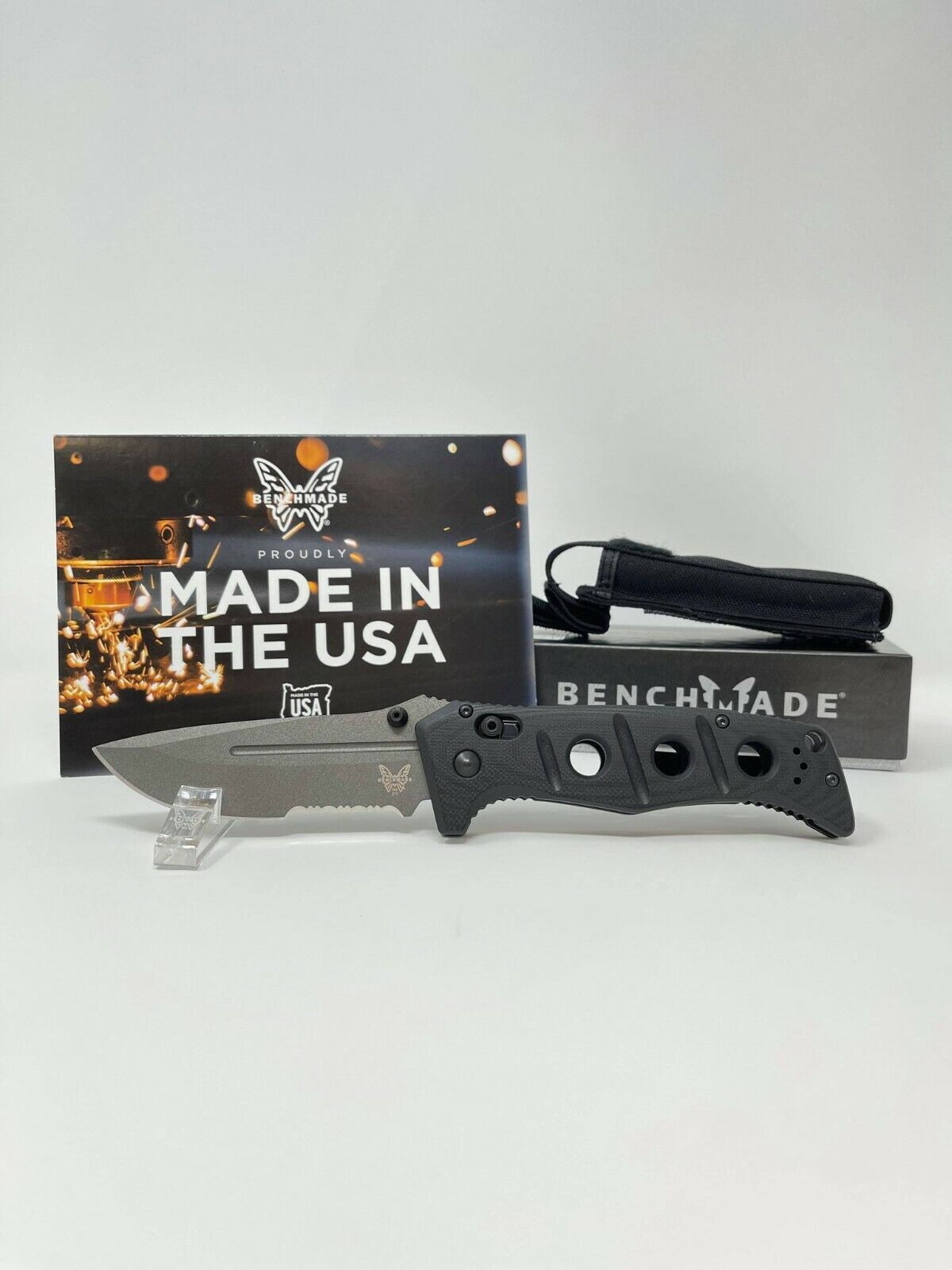 275SGY-1 Adamas - Benchmade Black Class with Free Collectible Benchmade Hat
