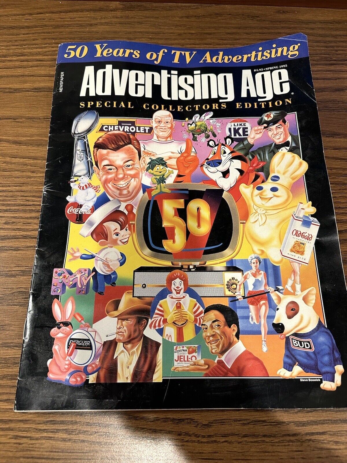 Advertising Age Special Collectors Edition 50 Years Of TV Advertising Spring 95
