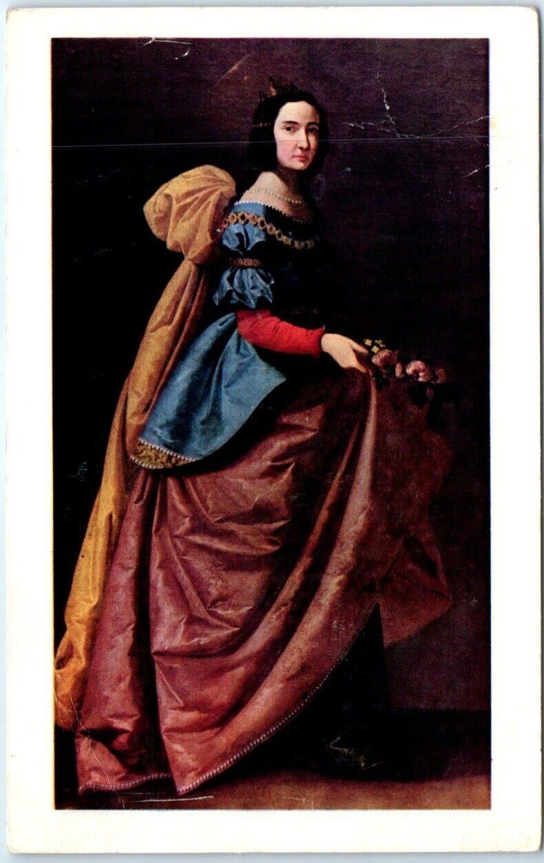 Postcard - Saint Casilde by Zurbaran, Museo Del Prado - Madrid, Spain