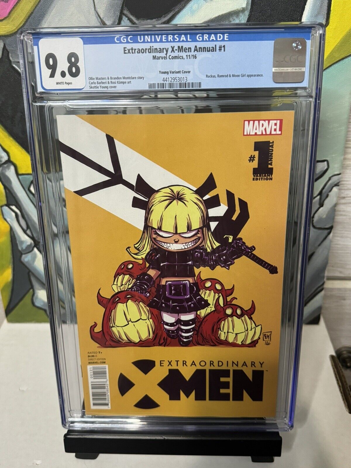 Marvel EXTRAORDINARY X-MEN (2016) Annual #1 Rare SKOTTIE YOUNG Magik CGC 9.8