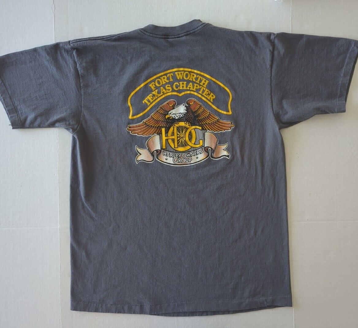 Vintage Fort Worth TX Chapter Harley Davidson T-shirt HOG Owners Group Size XL
