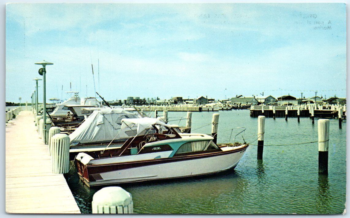 Postcard - Somers Cove Marina, Crisfield, Maryland, USA, North America
